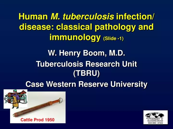 human m tuberculosis infection disease classical pathology and immunology slide 1