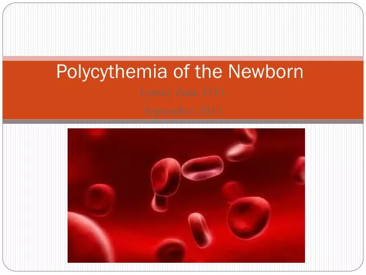 polycythemia of the newborn