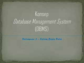 konsep database management system dbms