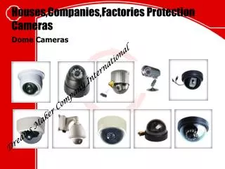 Houses,Companies,Factories Protection Cameras