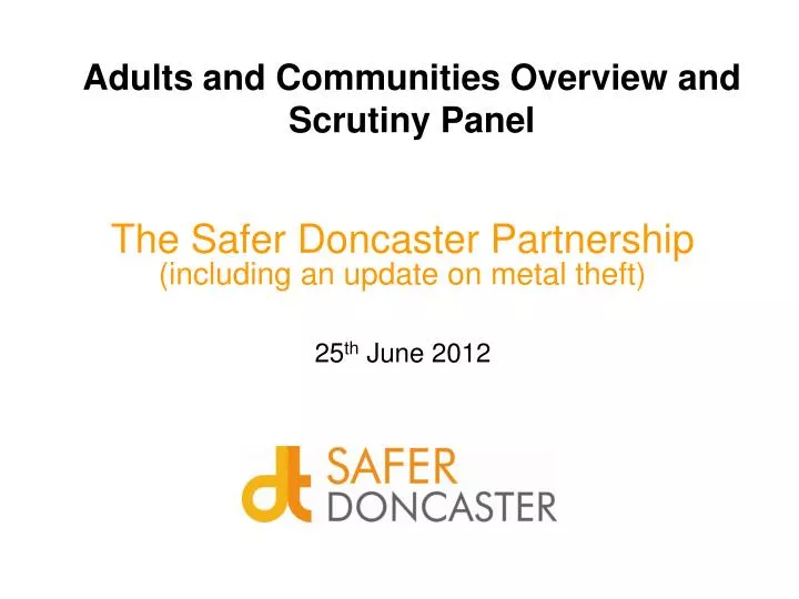 adults and communities overview and scrutiny panel