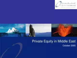 Private Equity in Middle East