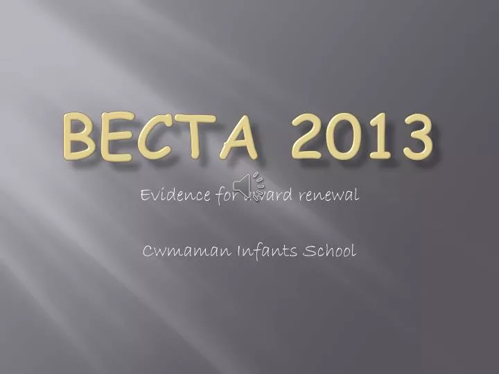 becta 2013