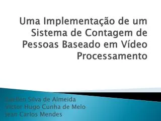 uma implementa o de um sistema de contagem de pessoas baseado em v deo processamento