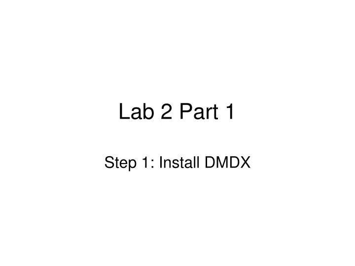 lab 2 part 1