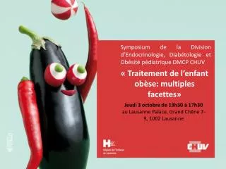 symposium de la division d endocrinologie diab tologie et ob sit p diatrique dmcp chuv