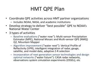 HMT QPE Plan