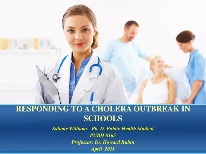 responding to a cholera outbreak in schools