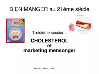 troisi me session cholesterol et marketing mensonger