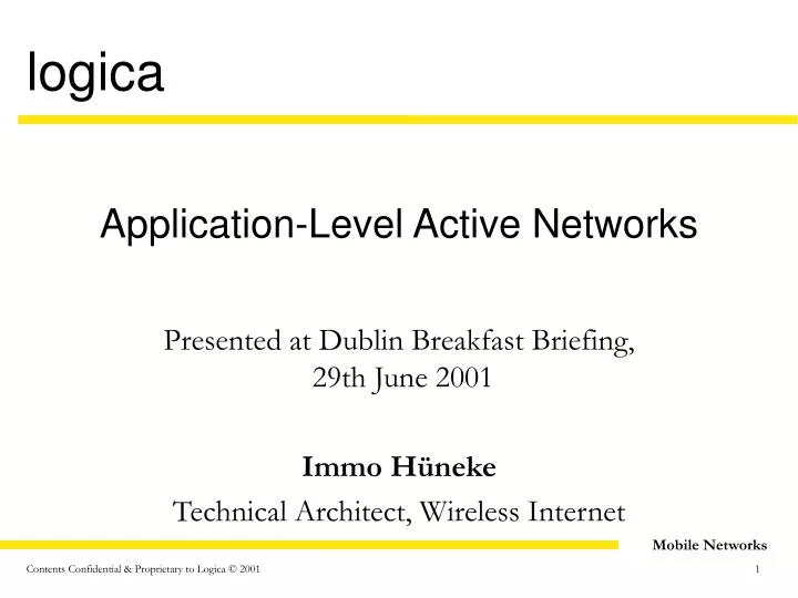 application level active networks