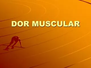 dor muscular