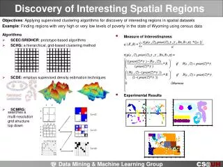 Discovery of Interesting Spatial Regions