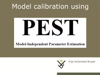 Model calibration using