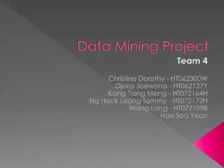 Data Mining Project
