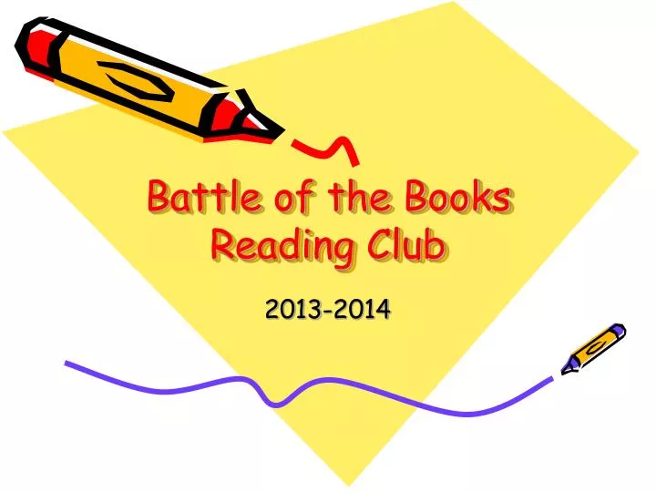 battle of the books reading club