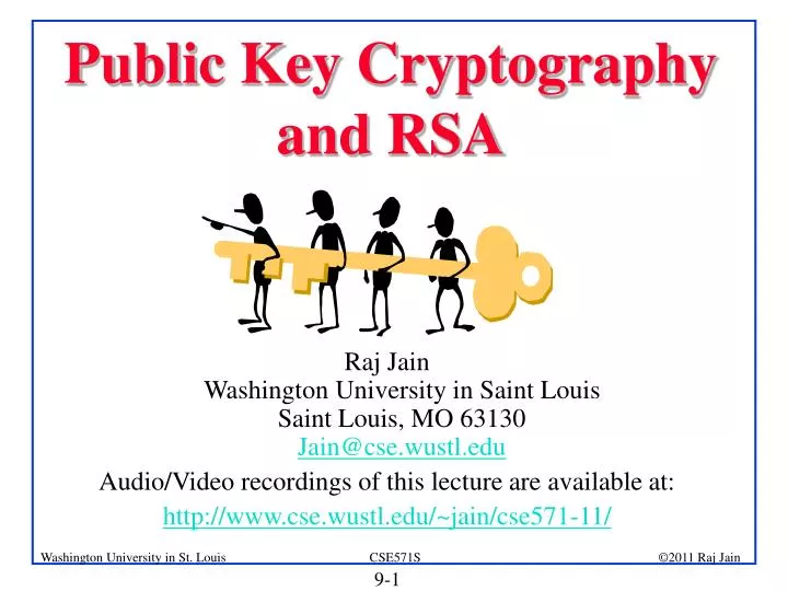 public key cryptography and rsa