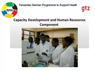 Capacity Development and Human Resources Component