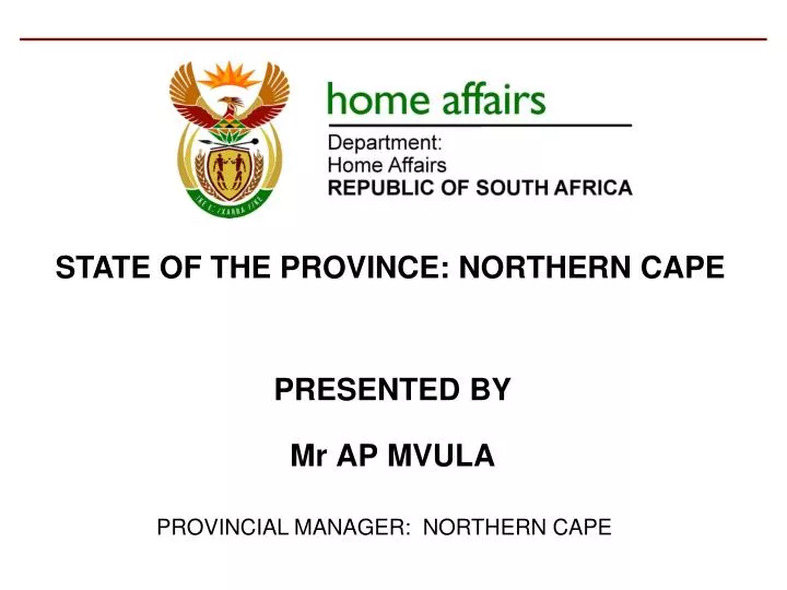 presented by mr ap mvula