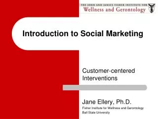 Introduction to Social Marketing