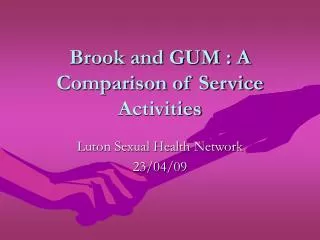 Brook and GUM : A Comparison of Service Activities