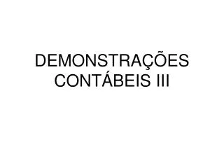 demonstra es cont beis iii