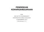 PENDIDIKAN KEWARGANEGARAAN - slide 1
