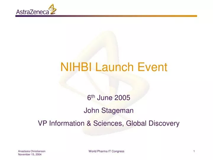 nihbi launch event