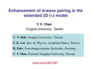 Enhancement of d-wave pairing in the extended 2D t-J model