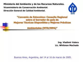 ing vladimir valera lic whitman machado
