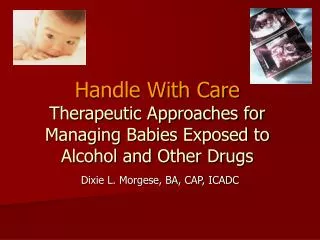 Handle With Care Therapeutic Approaches for Managing Babies Exposed to Alcohol and Other Drugs