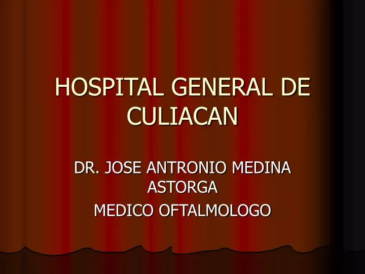 hospital general de culiacan