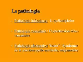 la pathologie