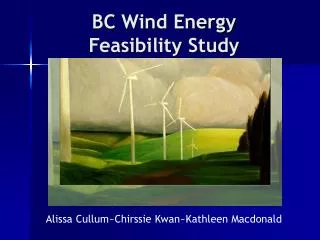 BC Wind Energy Feasibility Study