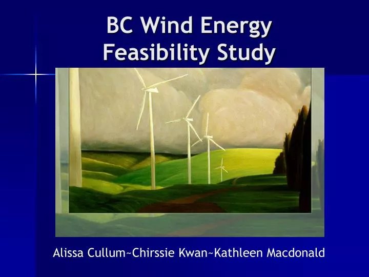 bc wind energy feasibility study