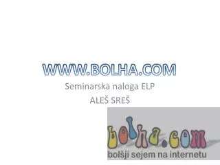 seminarska naloga elp ale sre