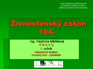 ivnostensk z kon 164