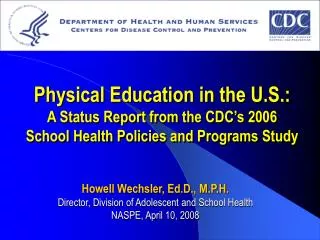 Physical Education in the U.S.: