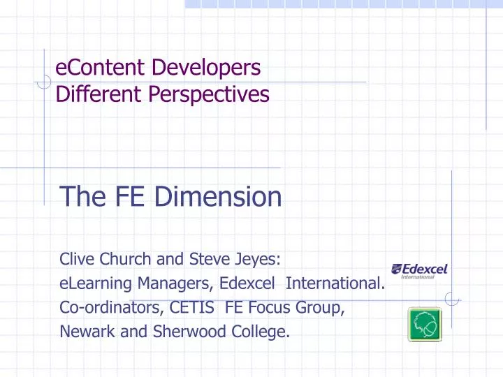 econtent developers different perspectives