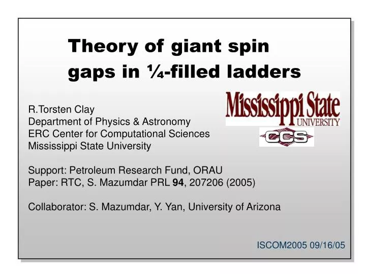 theory of giant spin gaps in filled ladders