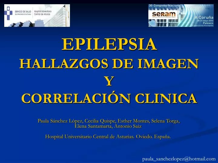 epilepsia hallazgos de imagen y correlaci n clinica