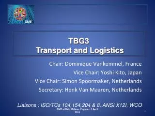 TBG3 Transport and Logistics