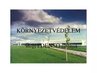 k rnyezetv delem