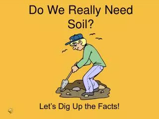 Do We Really Need Soil?