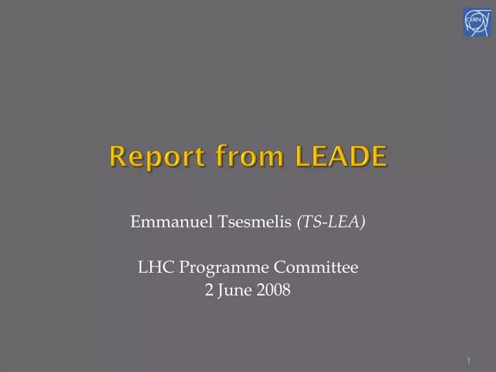 report from leade