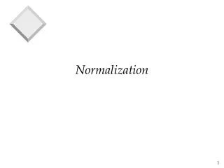 Normalization