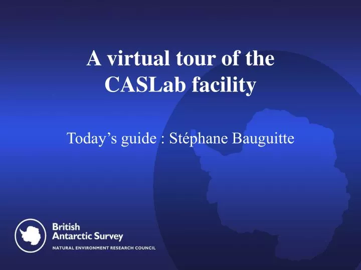 a virtual tour of the caslab facility