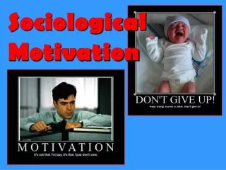Sociological Motivation