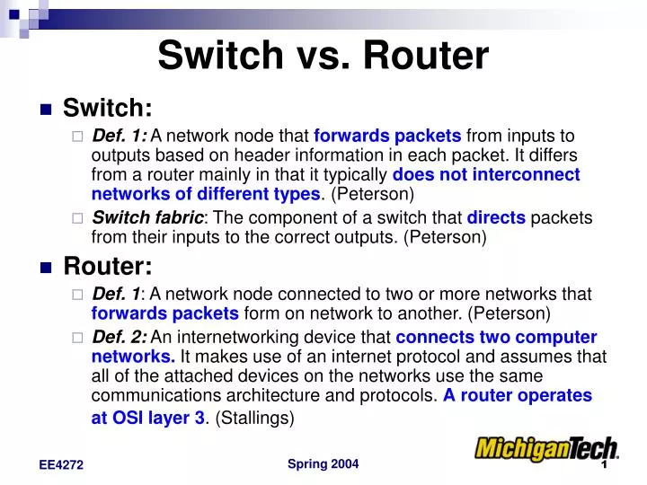 switch vs router