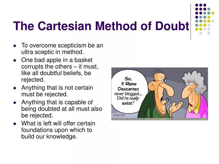 the cartesian method of doubt