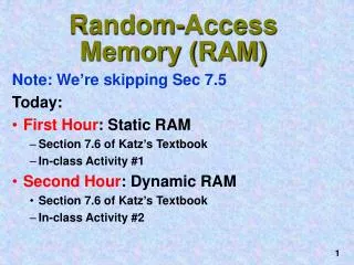 random access memory ram